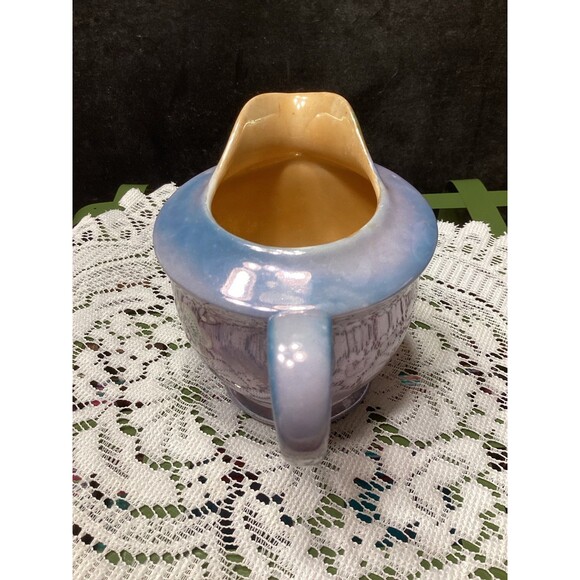 Vintage Occupied Japan Lustercraft Cherry Blossoms Creamer - Picture 9 of 10